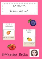 anteprima - Giochi - "La frutta"- io ho...chi ha...? - Pagina di copertina