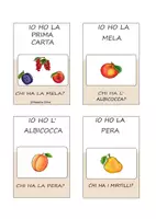 anteprima - Giochi - "La frutta"- io ho...chi ha...? - Pagina 1