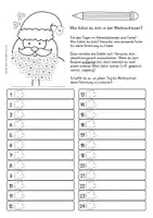 Aperçu - Apprentissages en autonomie - Allemand calendrier de l’Avent La Barbe du Père Noël Weihnachtskalender Deutsch - Page 3