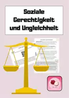 Vorschau - Arbeitsblätter - Soziale Gerechtigkeit und soziale Ungleichheit - Deckblatt