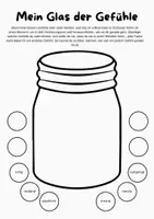 Vorschau - Arbeitsblätter - Arbeitsblatt - Glas der Gefühle -Emotionen - Seite 2