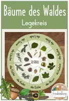 Vorschau - Präsentationen/Tafelbilder - Bäume des Waldes - Legekreis - Deckblatt
