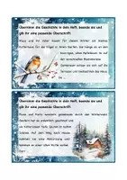 Vorschau - Arbeitsblätter - Winter, Weihnachten Fortsetzungsgeschichten, Geschichten, Schreiben Klasse 3 und 4 - Seite 2