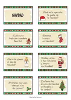 Vista previa - Tarjetas / Manipulativos - Navidad - Tarjetas de conversación - página 1