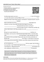 Vorschau - Arbeitsblätter - Arbeitsblätter zum Thema "Biene Maja" + Lösung & MP3 + Mindmap + Infografik - Deckblatt