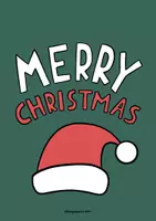 anteprima - Materiale per pittura e bricolage - Merry Christmas, impara l'inglese e colora i disegni! - Pagina 1