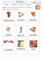 Aperçu - Feuilles d'exercices - Mot à associer dans différentes graphies - Page de couverture