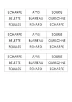 Aperçu - Feuilles d'exercices - Mot à associer dans différentes graphies - Page 1