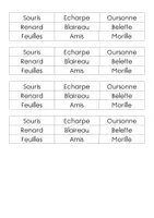 Aperçu - Feuilles d'exercices - Mot à associer dans différentes graphies - Page 3