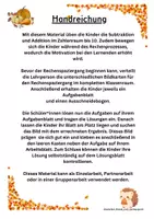 Vorschau - Fördermaterial/Inklusion - Rechenspaziergang-Addition und Subtraktion bis 10 (Herbst) - Seite 2