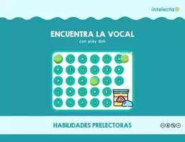 Vista previa - Tarjetas / Manipulativos - Vocales playdoh - página 1
