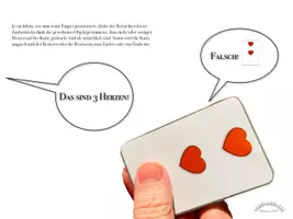 Vorschau - Spiele - „Du hast mich verzaubert!“ - ZAUBERKARTEN mit HERZEN (in verschiedenen Größen für Kinder, Erwachsene, übergroß vor der Klasse / einer Gruppe)- Valentinstag #valentinstagbeieduki - Seite 1