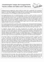 Vorschau - Arbeitsblätter - Aufbau Kurzgeschichtenanalyse (Klasse 8) - Seite 3
