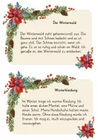 Vorschau - Stationenlernen - Abschreibkartei Weihnachten / Winter - Seite 1