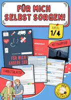 Vorschau - Arbeitsblätter - Für mich selbst sorgen! (Bewertung verschiedener Vorsorgemaßnahmen, Was ist Prävention? Primärprävention – Sekundärprävention – Tertiärprävention, Zuordnen von Fallbeispielen) - Deckblatt