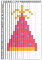 Vorschau - Mal- und Bastelvorlagen - Neujahrs & Silvester Pixelkunst - Winter Kunst für Vertretungsstunden - Seite 2
