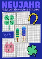 Vorschau - Mal- und Bastelvorlagen - Neujahrs & Silvester Pixelkunst - Winter Kunst für Vertretungsstunden - Deckblatt