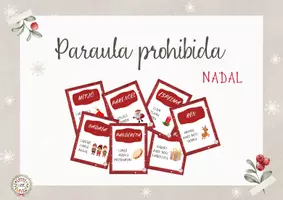 Vista previa - Tarjetas / Manipulativos - Paraula prohibida - Nadal - Portada