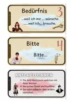 Vorschau - Mal- und Bastelvorlagen - Merkfächer Sprache des Herzens Gewaltfreie Kommunikation #Silvesterknaller23 - Seite 2
