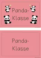 Vorschau - Poster - Klassenschild für deine Panda-Klasse - Seite 3