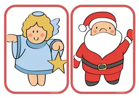 Vorschau - Bildkarten - Flashcards Weihnachten DaF DaZ / Christmas German - Deckblatt