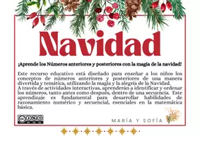 Vista previa - Unidades / Secuencias / Situaciones de Aprendizaje - ANTERIORES Y POSTERIORES NAVIDAD - Portada
