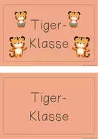 Vorschau - Poster - Klassenschild für deine Tiger-Klasse - Seite 3