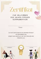 Vorschau - Anderer Materialtyp - Zertifikate und Urkunden Gewaltfreie Kommunikation GFK Sekundarstufe - Seite 1
