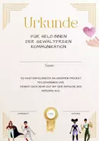 Vorschau - Anderer Materialtyp - Zertifikate und Urkunden Gewaltfreie Kommunikation GFK Sekundarstufe - Seite 2