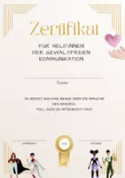Vorschau - Anderer Materialtyp - Zertifikate und Urkunden Gewaltfreie Kommunikation GFK Sekundarstufe - Seite 3