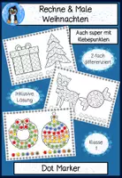 Vorschau - Unterrichtsreihen - Winter & Weihnachten Materialpaket, Lesetraining, Hörverständnis, Rechenspaziergänge, Basteln und vieles mehr - Seite 1