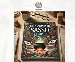 anteprima - Altro tipo di materiale - Uso didattico del libro per Bambini "Una Zuppa di Sasso" - Pagina di copertina
