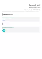 anteprima - Esercizi - Elenco delle fonti - Pagina 1