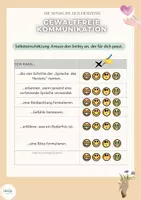 Vorschau - Test - Einschätzungsbogen Gewaltfreie Kommunikation Sprache des Herzens Soziales Lernen - Seite 1