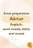 Vorschau - Arbeitsblätter - Abitur Englisch, mock exams, tests, oral exams, Texte zu racism, immigration, American Dream - Deckblatt