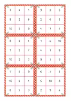 Vorschau - Spiele - Bingo Karten Weihnachten Zahlenraum 10 - Seite 2