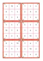 Vorschau - Spiele - Bingo Karten Weihnachten Zahlenraum 10 - Seite 3