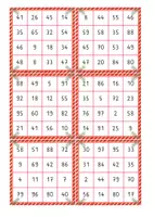 Vorschau - Spiele - Bingo Karten Weihnachten Zahlenraum 100 • mit Zahlen-Generator - Seite 3