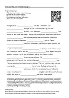 Vorschau - Arbeitsblätter - Arbeitsblätter zum Thema "Biologie" + Lösung & MP3 + Mindmap + Infografik - Deckblatt