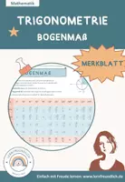 Vorschau - Poster - MERKBLATT: BOGENMAß und Umrechnung - Deckblatt