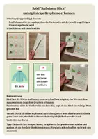 Vorschau - Spiele - Spiel "Auf einem Blick": Mehrgliedrige Grapheme erkennen - Seite 1