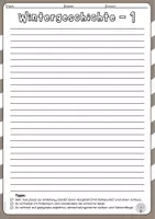Vorschau - Arbeitsblätter - Winter- und Weihnachtsgeschichten schreiben - Kreatives/ Produktives Schreiben - Weihnachten - Winter - Advent (Materialpaket) - Seite 3