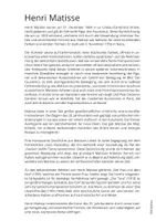 Vorschau - Mal- und Bastelvorlagen - Steckbrief Henri Matisse + Informationsblatt für Schüler - Seite 3
