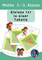 Vorschau - Arbeitsblätter - Mathematik Einmaleinstabelle für die 2. und 3. Klasse - Deckblatt