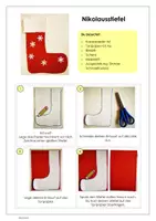 Vorschau - Bildkarten - Nikolausstiefel - einfache Anleitung - Nikolaustüte gestalten - Deckblatt