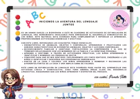 Vista previa - Refuerzo / NEE / Materiales de apoyo - MI CUADERNO DE ACTIVIDADES DE ESTIMULACION DE LENGUAJE 1 - página 1