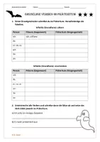 Vorschau - Arbeitsblätter - Verben im Präsens+Präteritum: Gruselgeschichten (zweifach differenziert+LÖSUNGEN) Klasse 5+6 - Seite 3