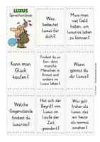 Aperçu - Jeux - allemand cartes de conversation Luxus einkaufen Deutsch Spiel - Page 1