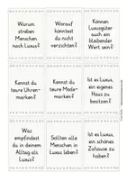 Aperçu - Jeux - allemand cartes de conversation Luxus einkaufen Deutsch Spiel - Page 3