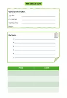 Vorschau - Arbeitsblätter - My first job experience - Seite 1